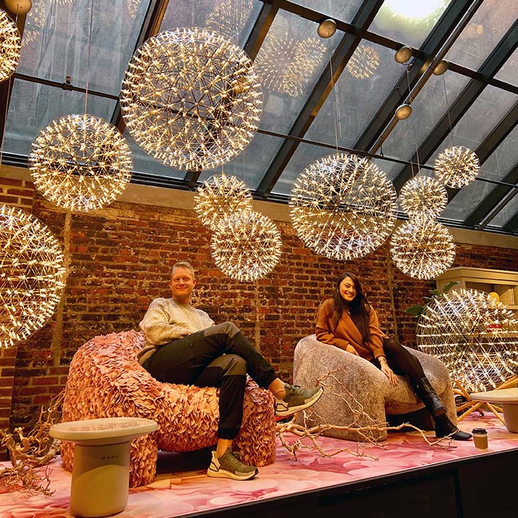 studio como design consultants will funk and gabriela pena at moooi new york