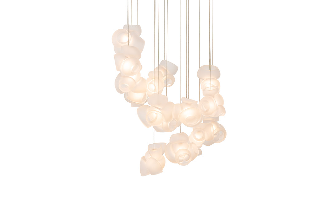 bocci 100.16 pendant light clear