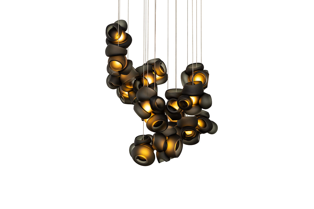 bocci 100.16 pendant light grey