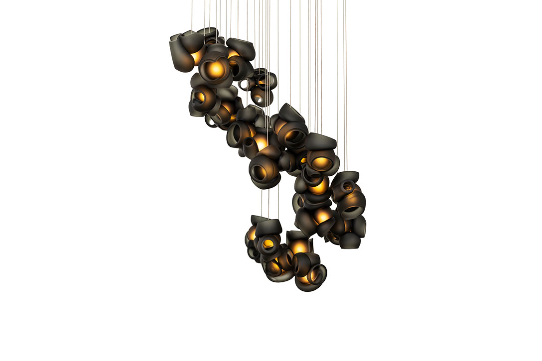 bocci 100.28 pendant light grey