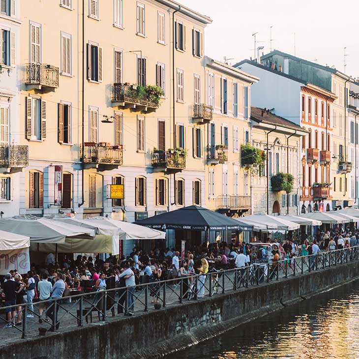 navigli canals milan italy