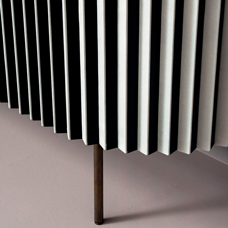 baxter plisse sideboard door detail