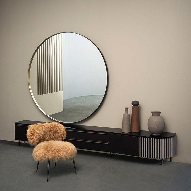 baxter plisse sideboard in situ