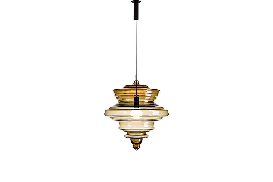 lasvit neverending glory pendant light la scala large smoke