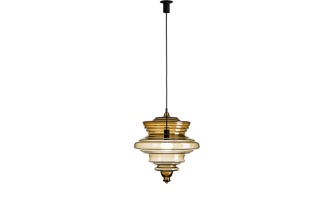 lasvit neverending glory pendant light la scala medium smoke