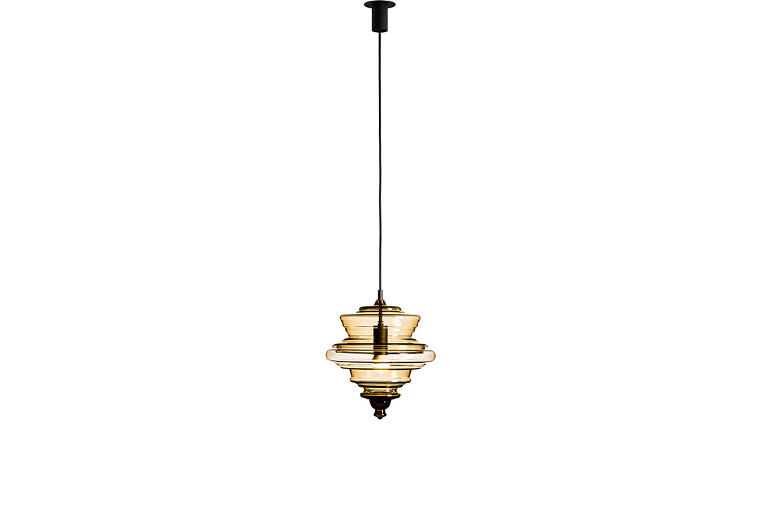 lasvit neverending glory pendant light la scala small smoke