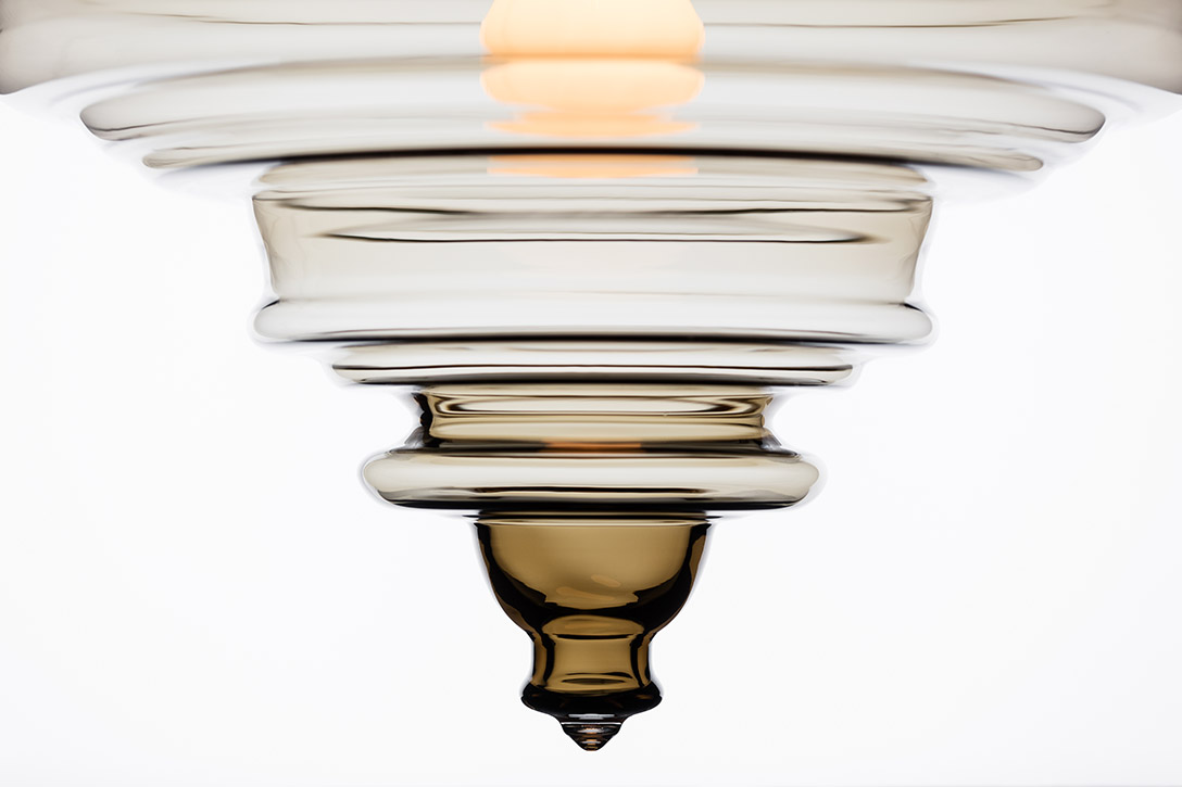 lasvit neverending glory pendant light la scala large smoke