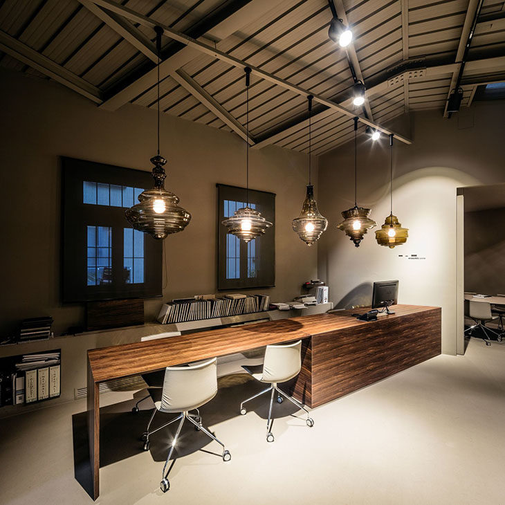 lasvit neverending glory pendant light composition in situ