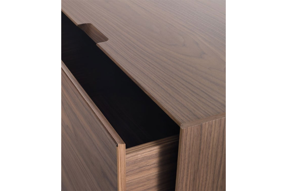 flexform piuma media stand drawers