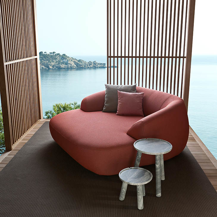 exteta stone side tables in situ