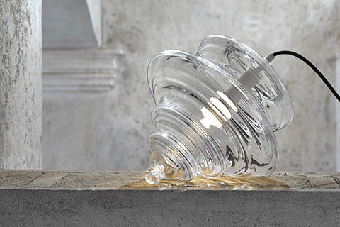 lasvit neverending glory table lamp in situ