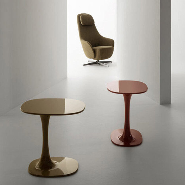 b&b italia awa side tables in situ