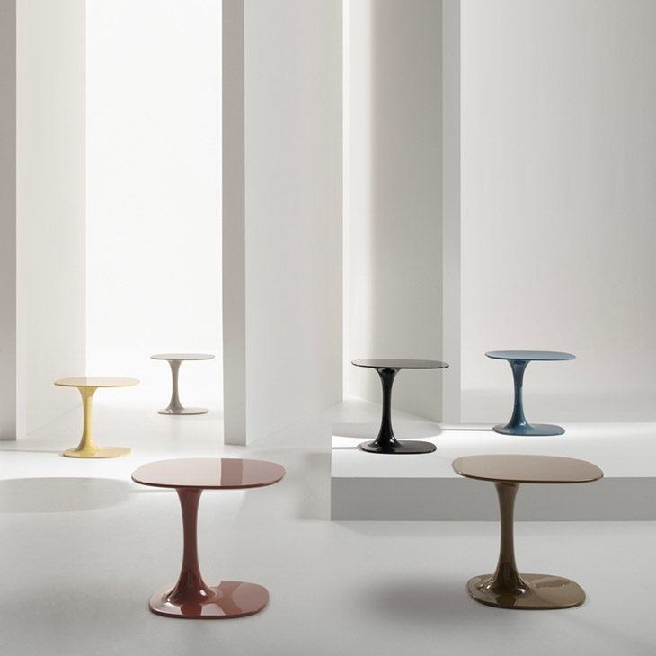 b&b italia awa side tables in situ