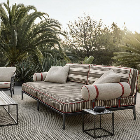 b&b italia ribes outdoor sofa in situ