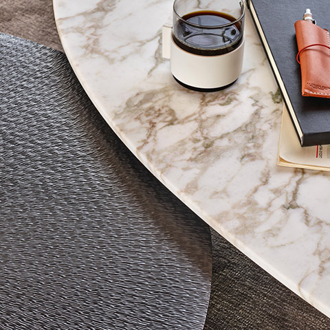 poliform soori coffee table in situ
