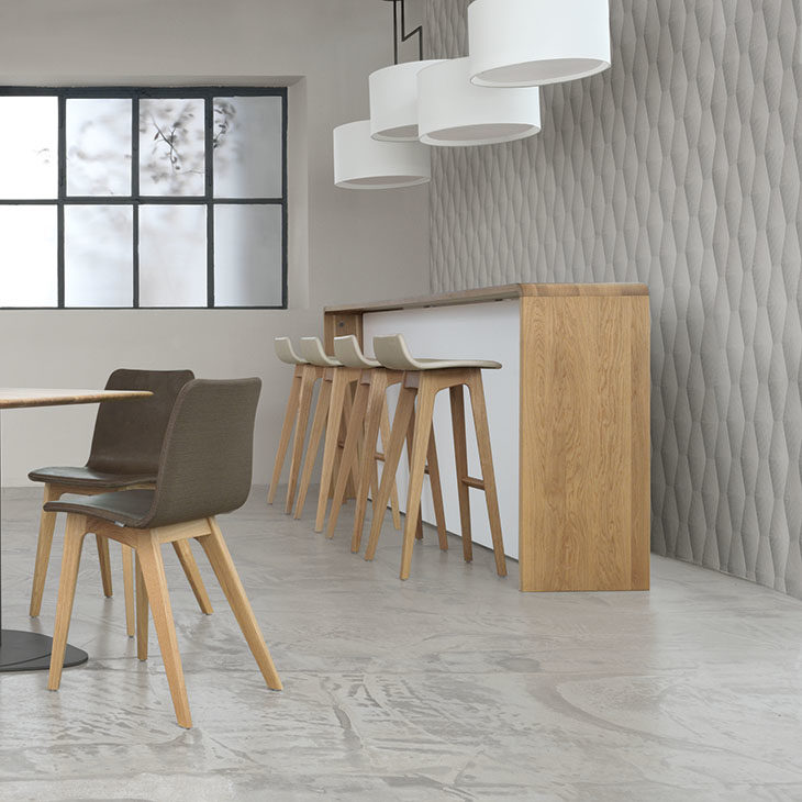 zeitraum morph bar stools in situ