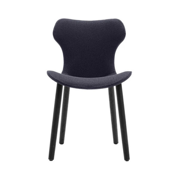 b&b italia papilio shell chair fabric covered