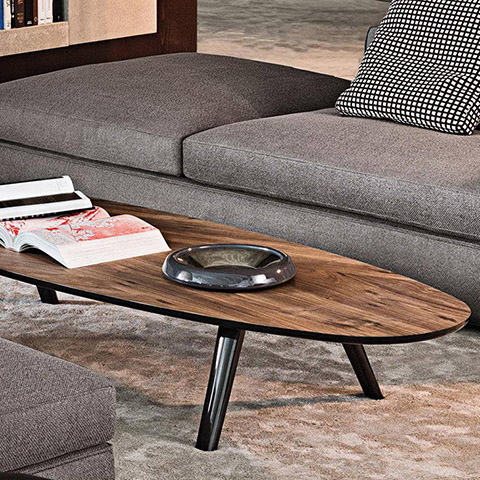 minotti sullivan coffee table in situ