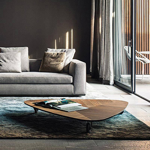 minotti sullivan coffee table in situ