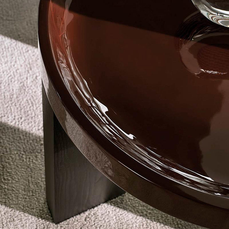 minotti louver coffee table in situ