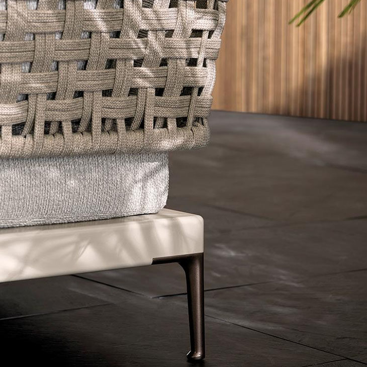 minotti patio outdoor armchair