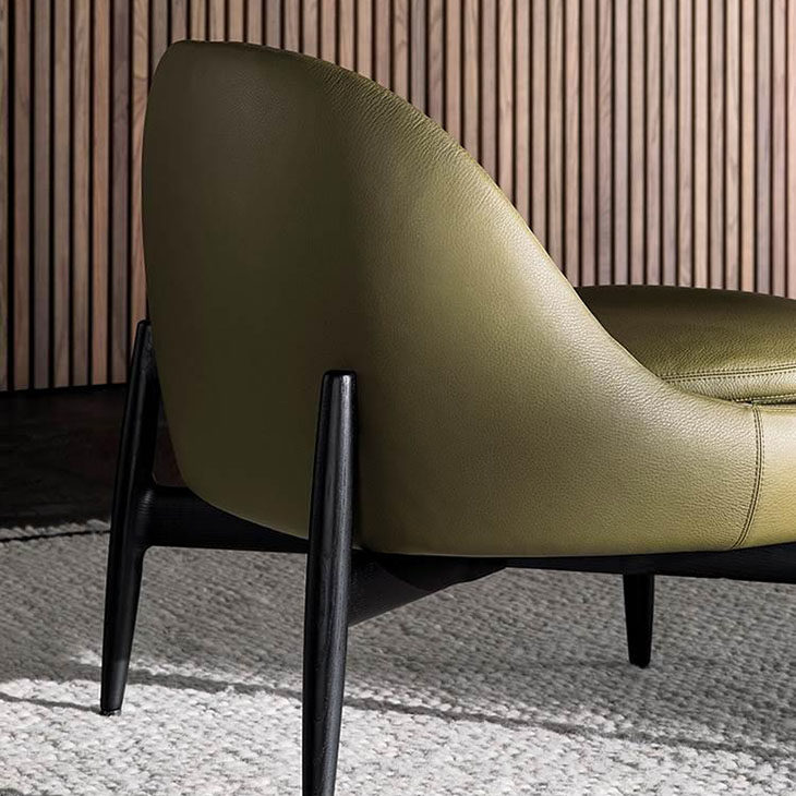 minotti sendai armchair in situ