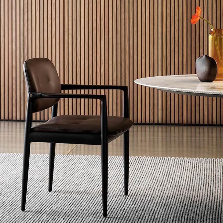 minotti yoko dining chair