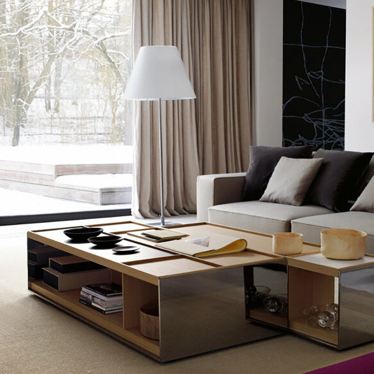 b&b italia surface coffee table in situ