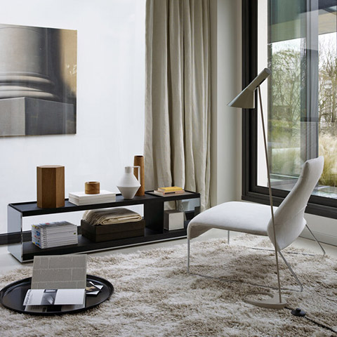 b&b italia surface coffee table in situ
