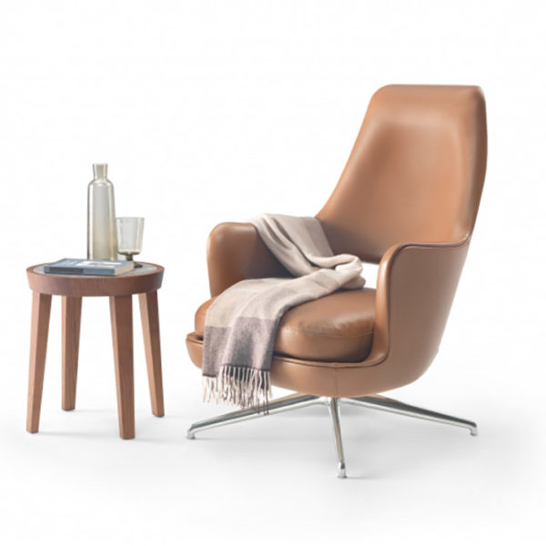 flexform eliseo bergere swivel base