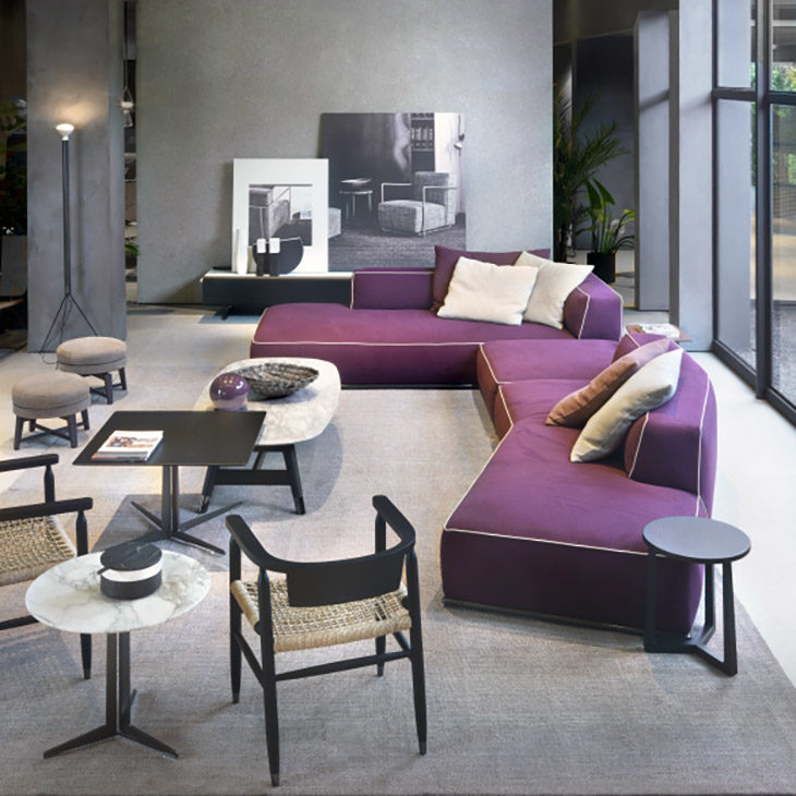 flexform perry sofa in situ