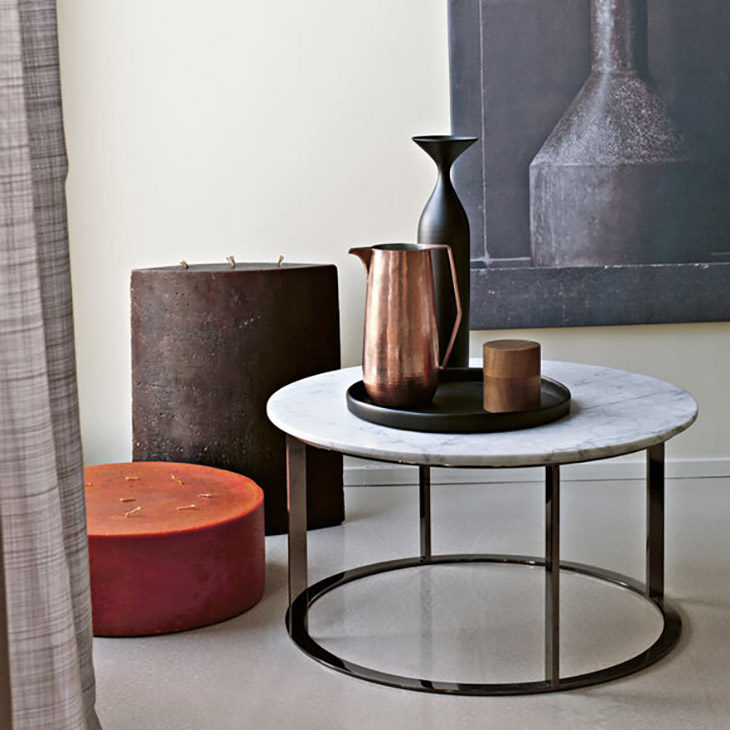 b&b italia mera side table in situ