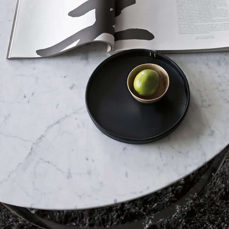 b&b italia mera side table in situ