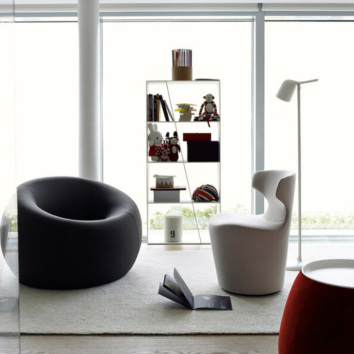 b&b italia mini papilio armchair in situ