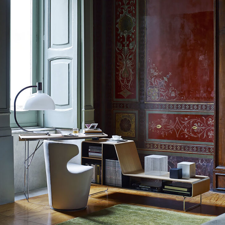 b&b italia mini papilio armchair in situ