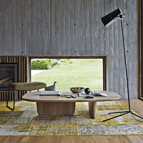 b&b italia tobi-ishi coffee table in situ