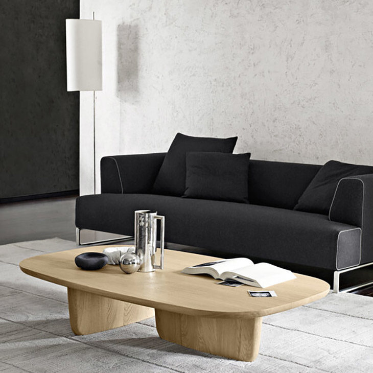 b&b italia tobi-ishi coffee table in situ