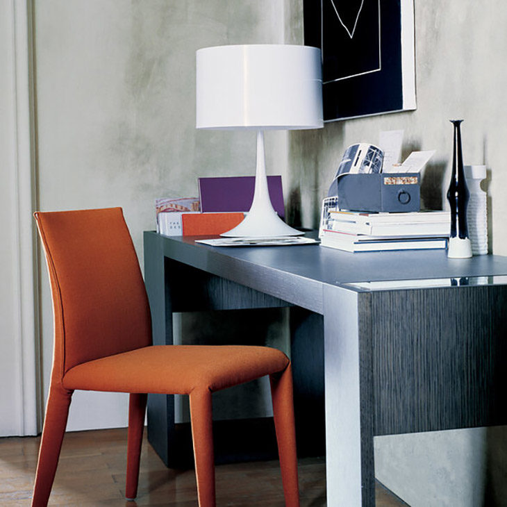 b&b italia vol au vent large dining chair in situ
