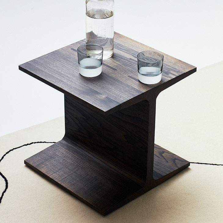 de la espada i-beam side table in situ