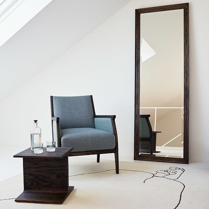de la espada i-beam side table in situ