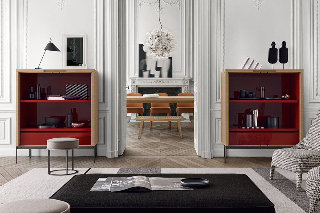 maxalto mida high storage cabinet in situ