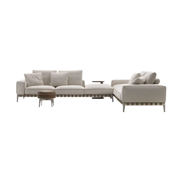 flexform gregory sectional sofa
