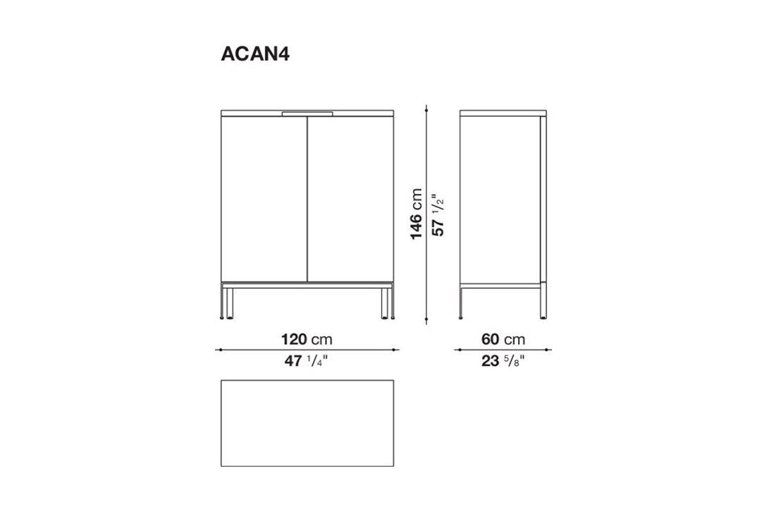 maxalto mida high storage cabinet