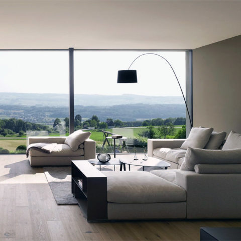 flexform groundpiece sofa in situ