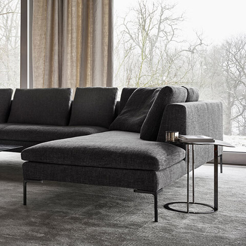 b&b italia frank side table in situ