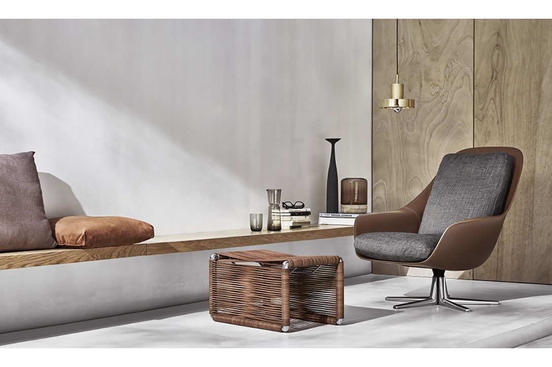 flexform sveva armchair in situ
