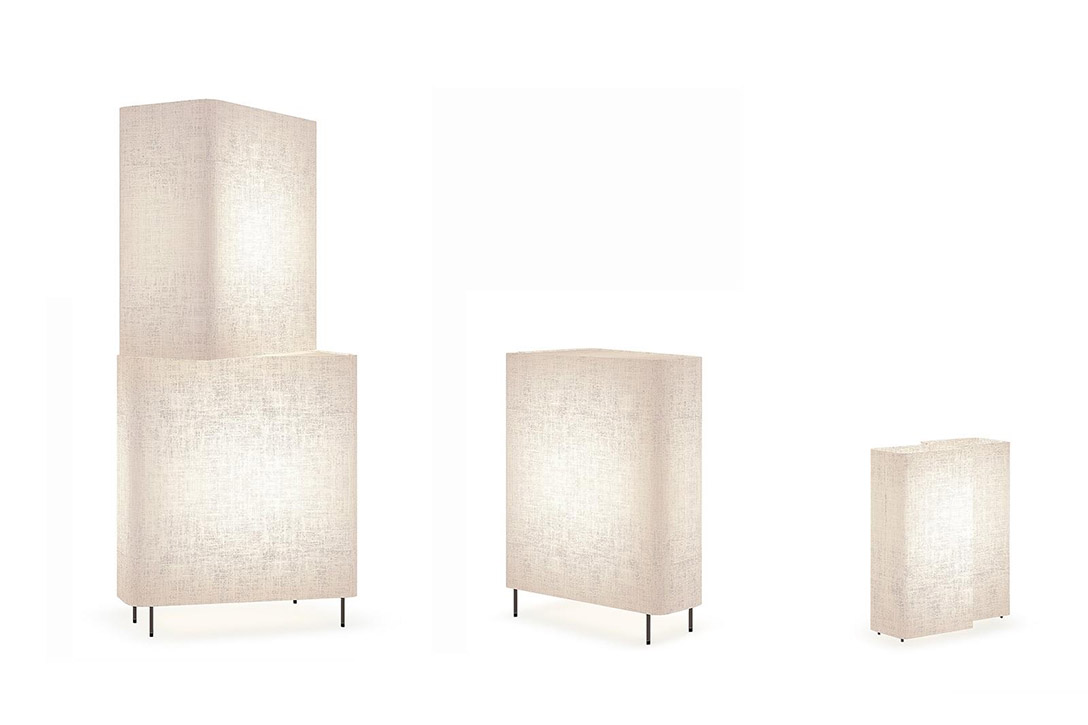 minotti blanche floor lamps