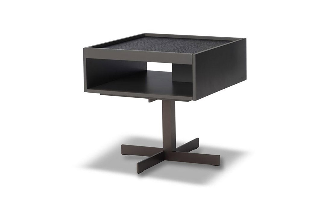 minotti close nightstand cross base