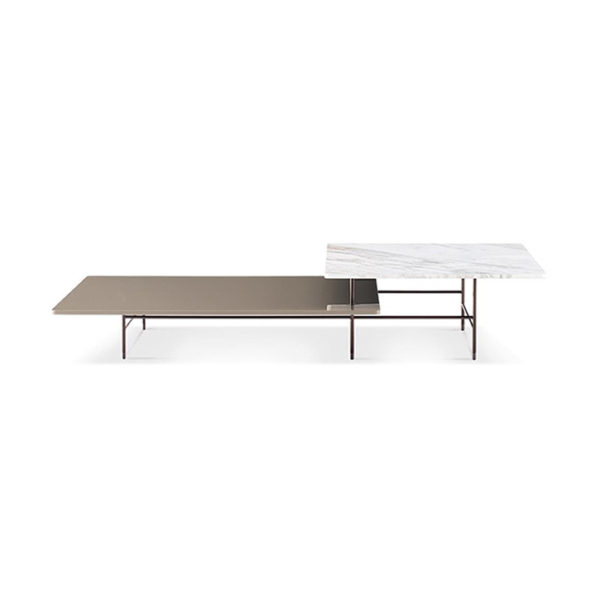 minotti lelong coffee table double-top version