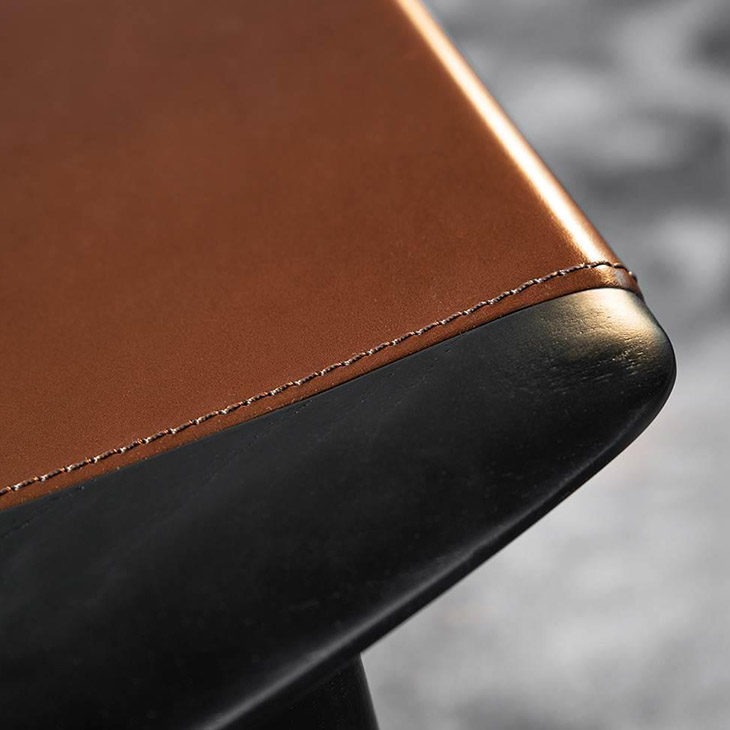 minotti fynn armchair in situ